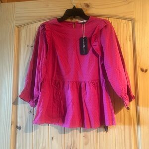 Michelle McDowell 3/4 sleeve top NWT